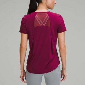 Lululemon • Sculpt Short-Sleeve Shirt Deep Luxe